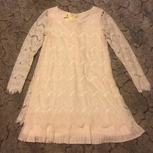 Brand new Cream/off white lace dress size small